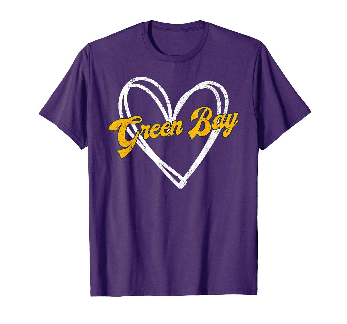 Green Bay Heart Women Girl Kid T-Shirt