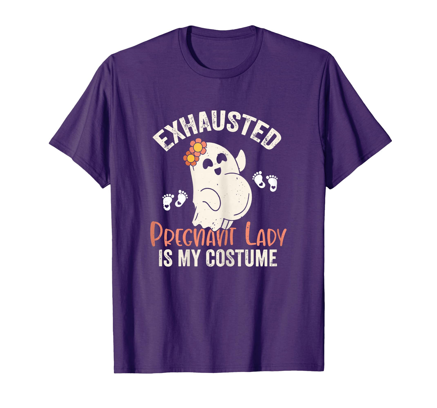 Halloween Pregnancy Exhausted Pregnant Lady is My Costume T-Shirt