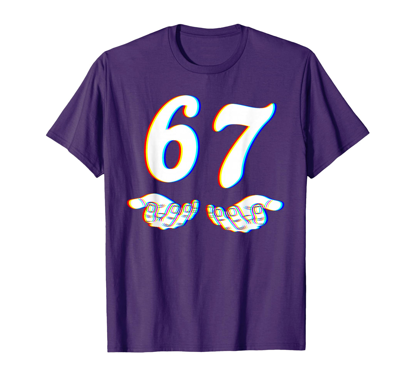 Funny 67 Six Seven Meme Couple Matching Halloween Costume T-Shirt