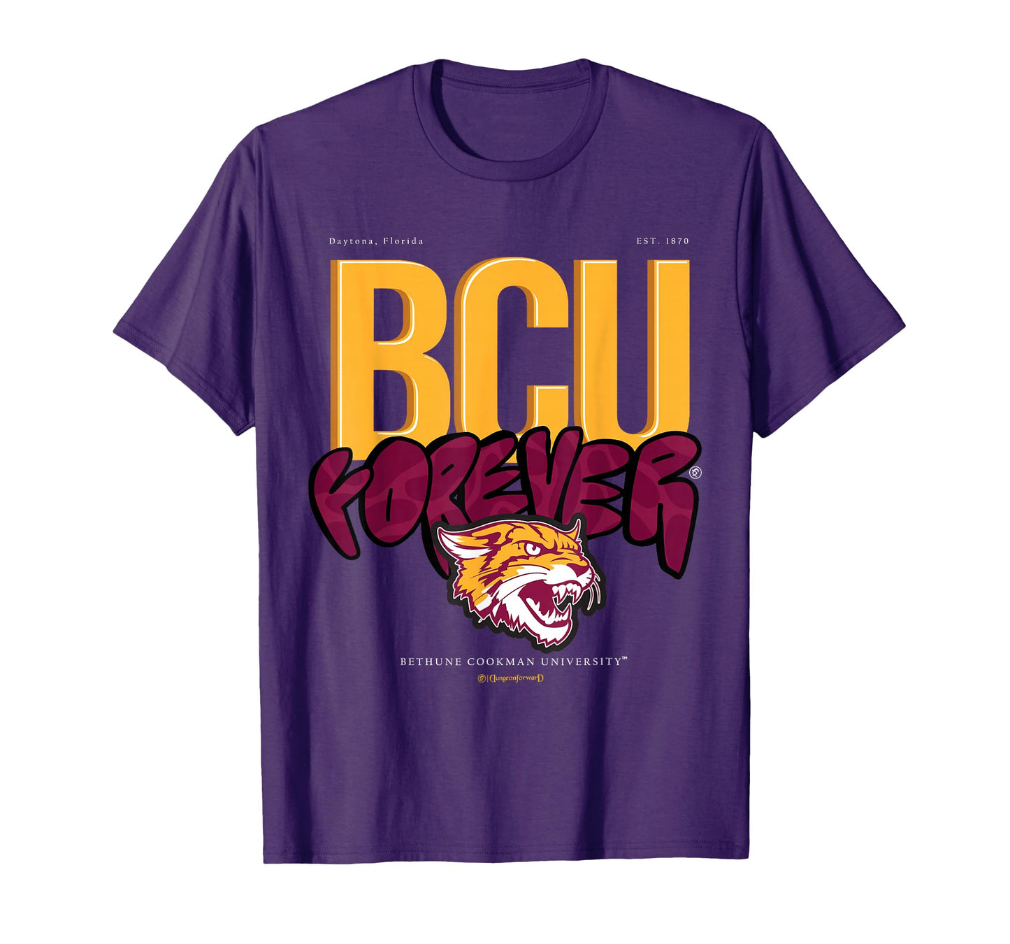 The Yard - Bethune Cookman University - BCU Forever HBCU T-Shirt