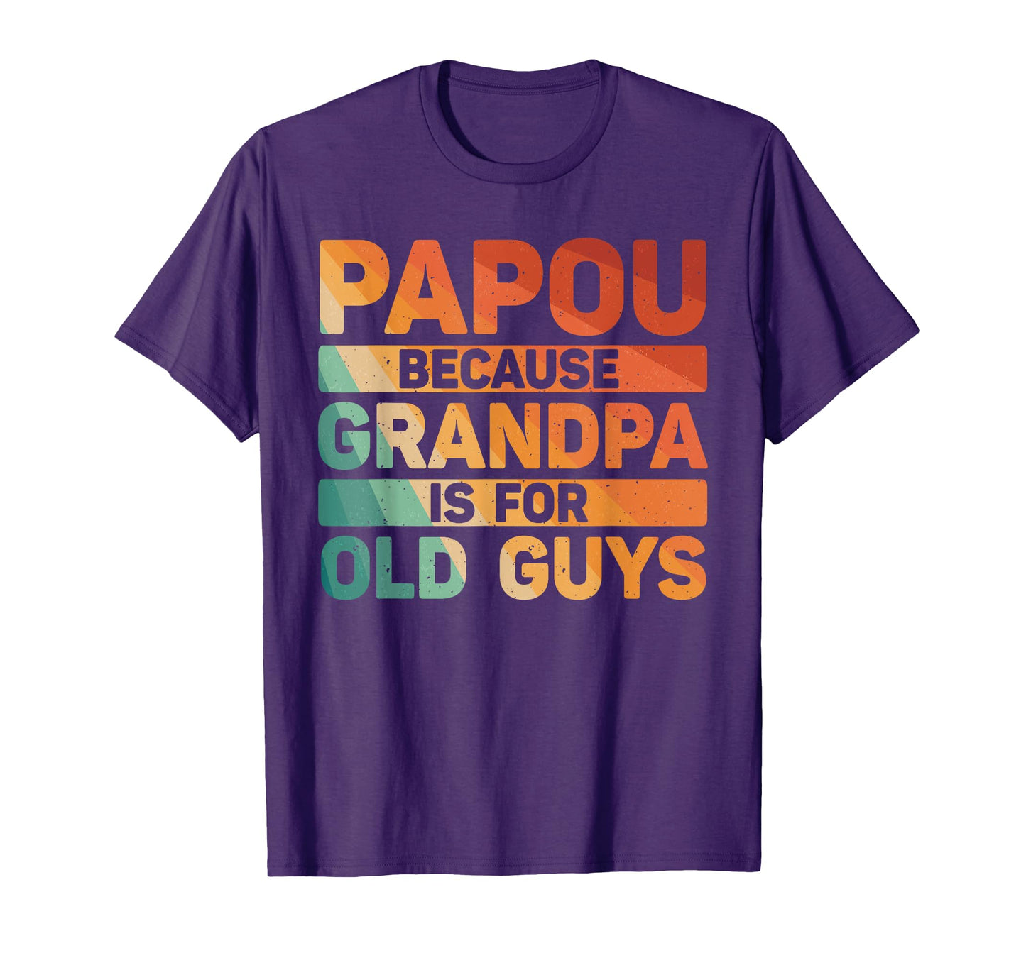 Papou Design For Grandpa From Grandkids Father's Day Papou T-Shirt