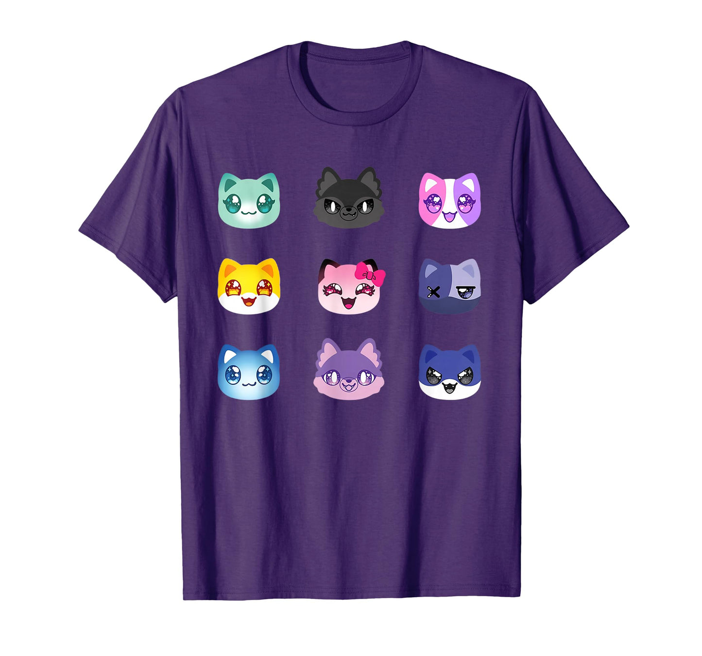 Meemeow Cats Plush Squishy Birthday Decorations T-Shirt