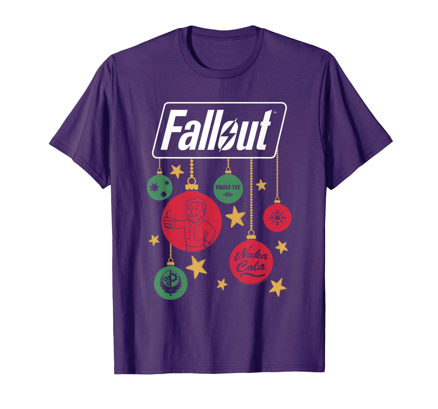 Fallout Logo Christmas Ornaments Video Game T-Shirt