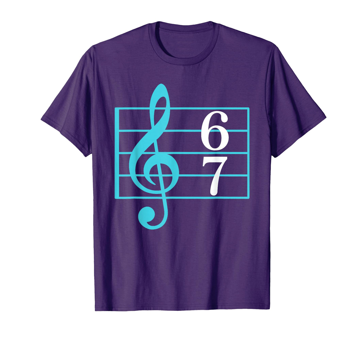 67 Music Meme Slang Six Seven Music Teacher Funny Musician T-Shirt