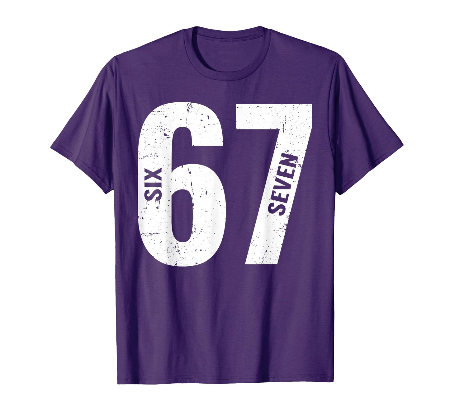 67 Funny Meme Six Seven Retro T-Shirt