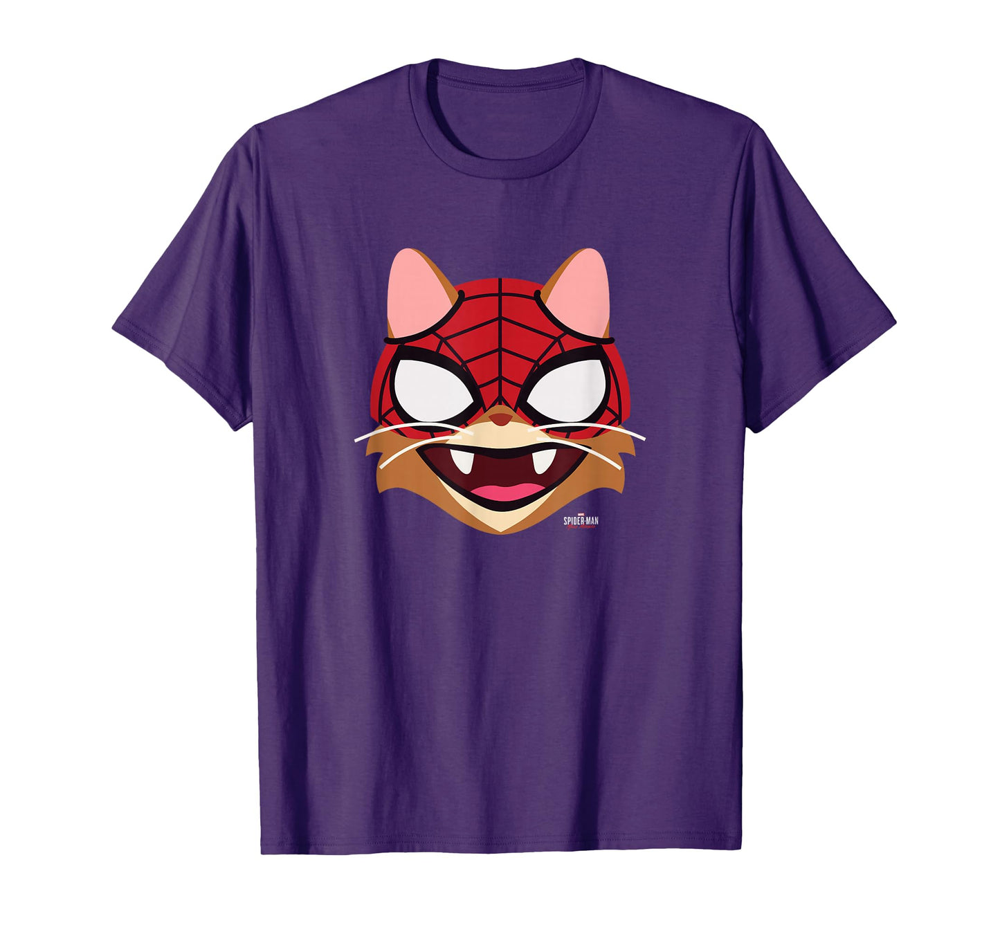 Marvel Spider-Man: Miles Morales Spider-Cat Big Face T-Shirt