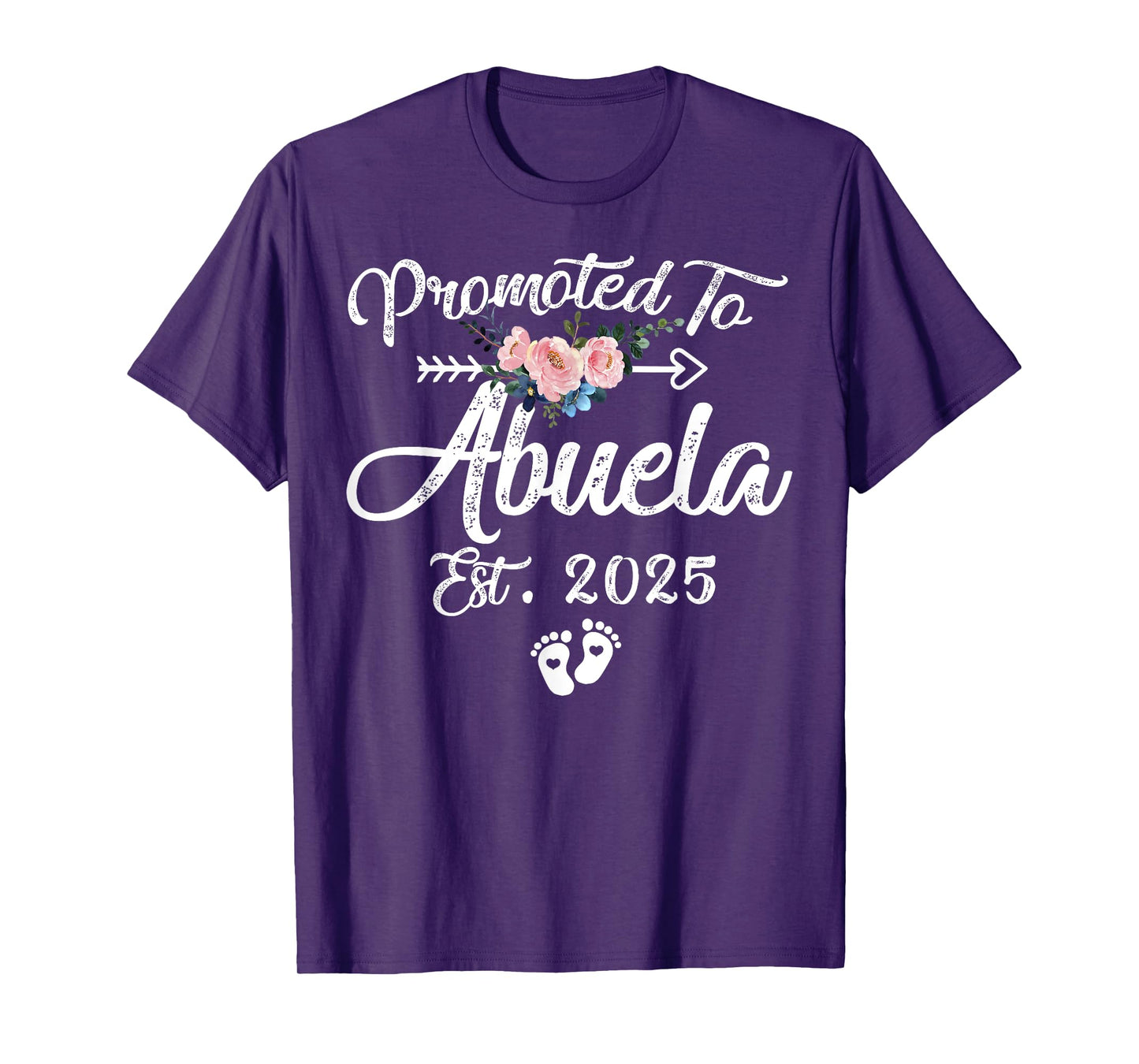 Promoted to Abuela 2025 Mothers Day First Time Mom Pregnancy T-Shirt