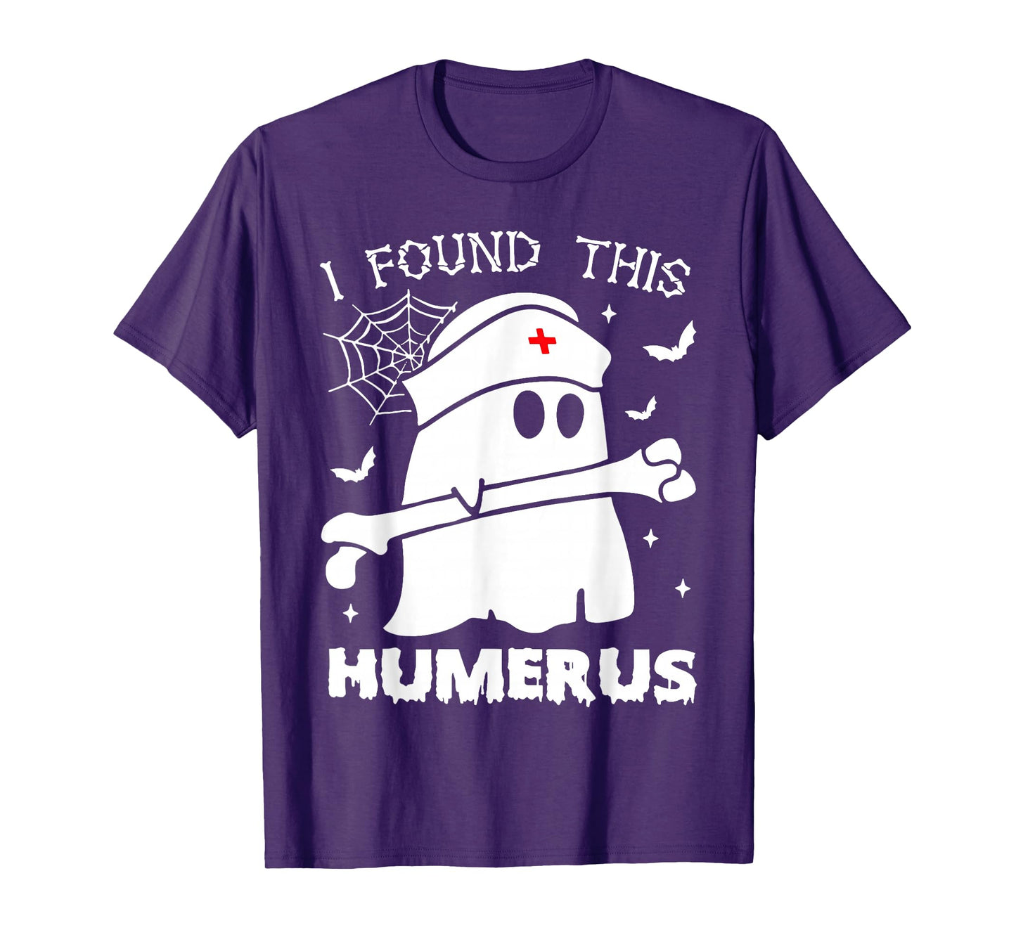 I Found This Humerus Boo Ghost Halloween Costume T-Shirt