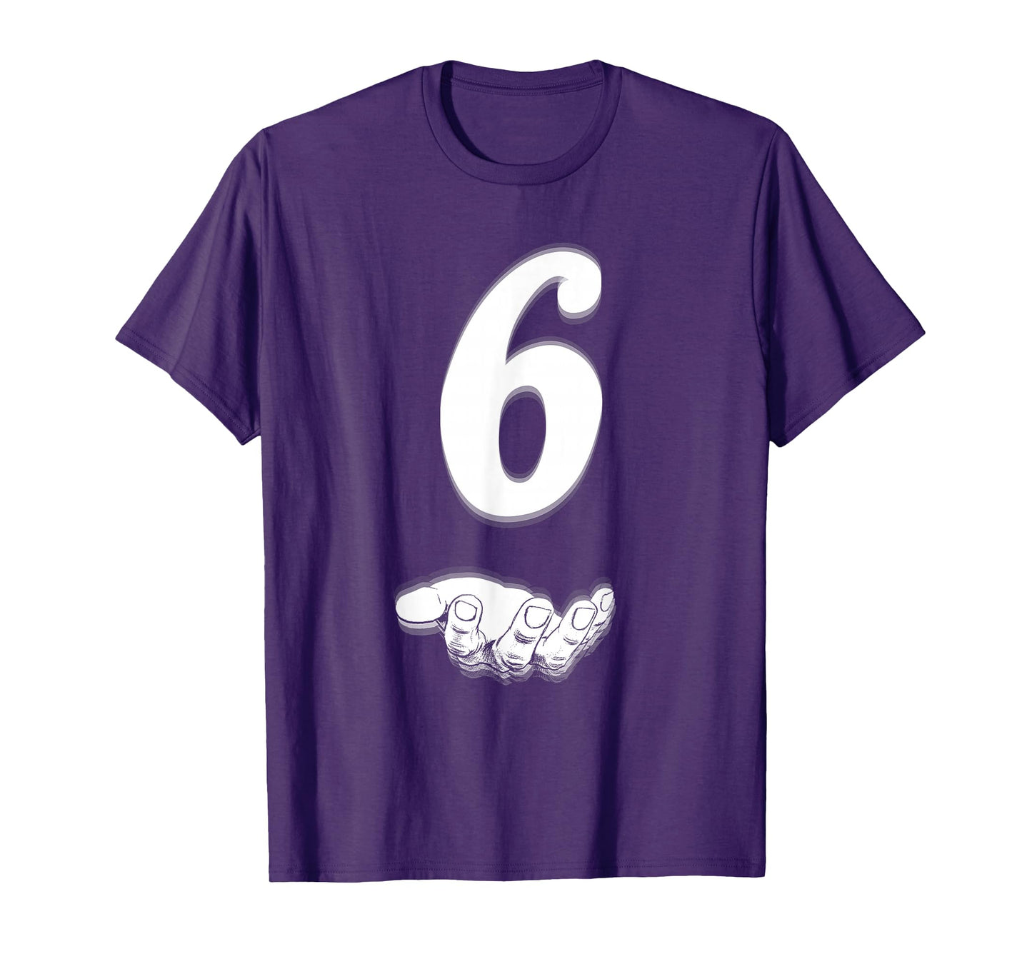 Funny Six Seven Meme 6 7 Halloween Costume Matching 6 T-Shirt