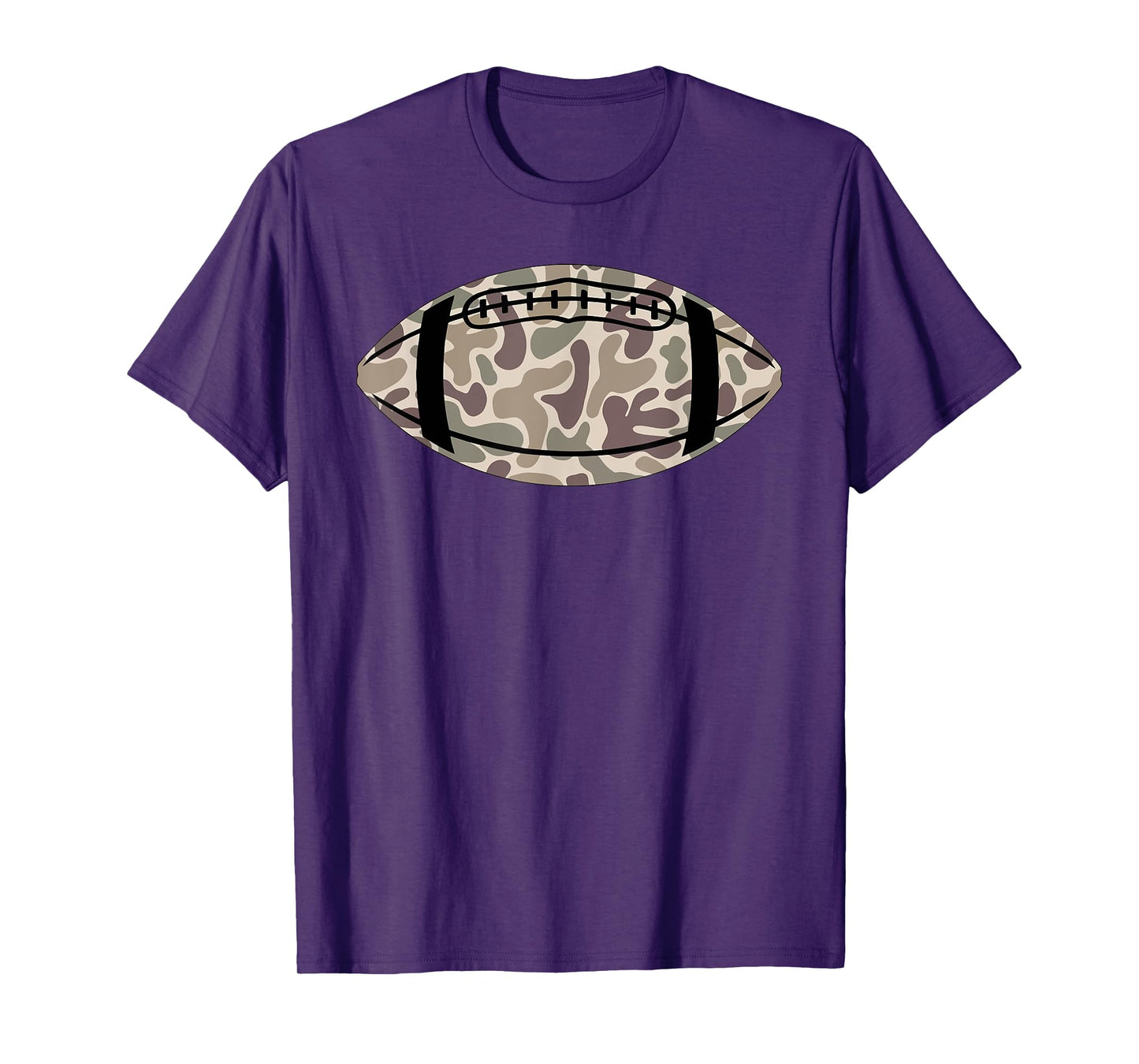Touchdown American Football Game Day Thanksgiving Camo Funny T-Shirt