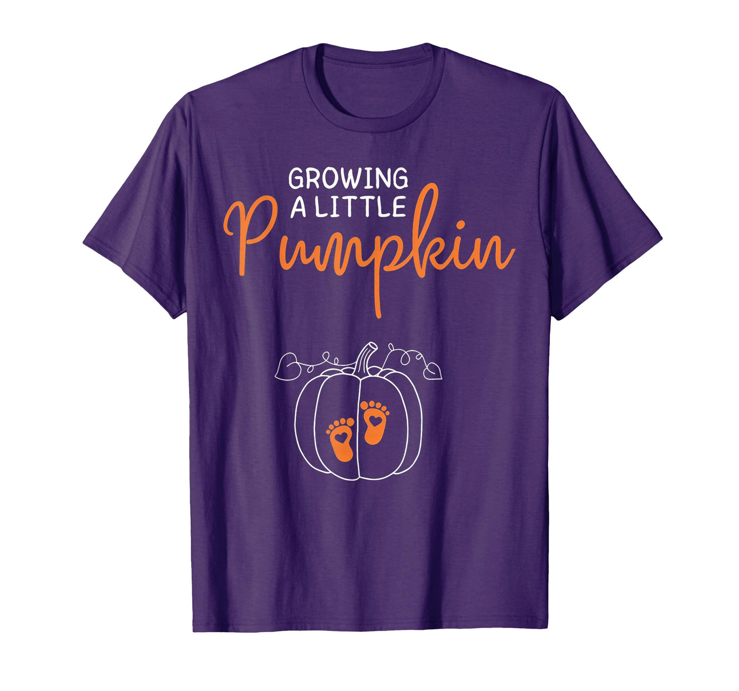 Growing A Little Pumpkin,Pregnancy Thanksgiving Fall Season T-Shirt
