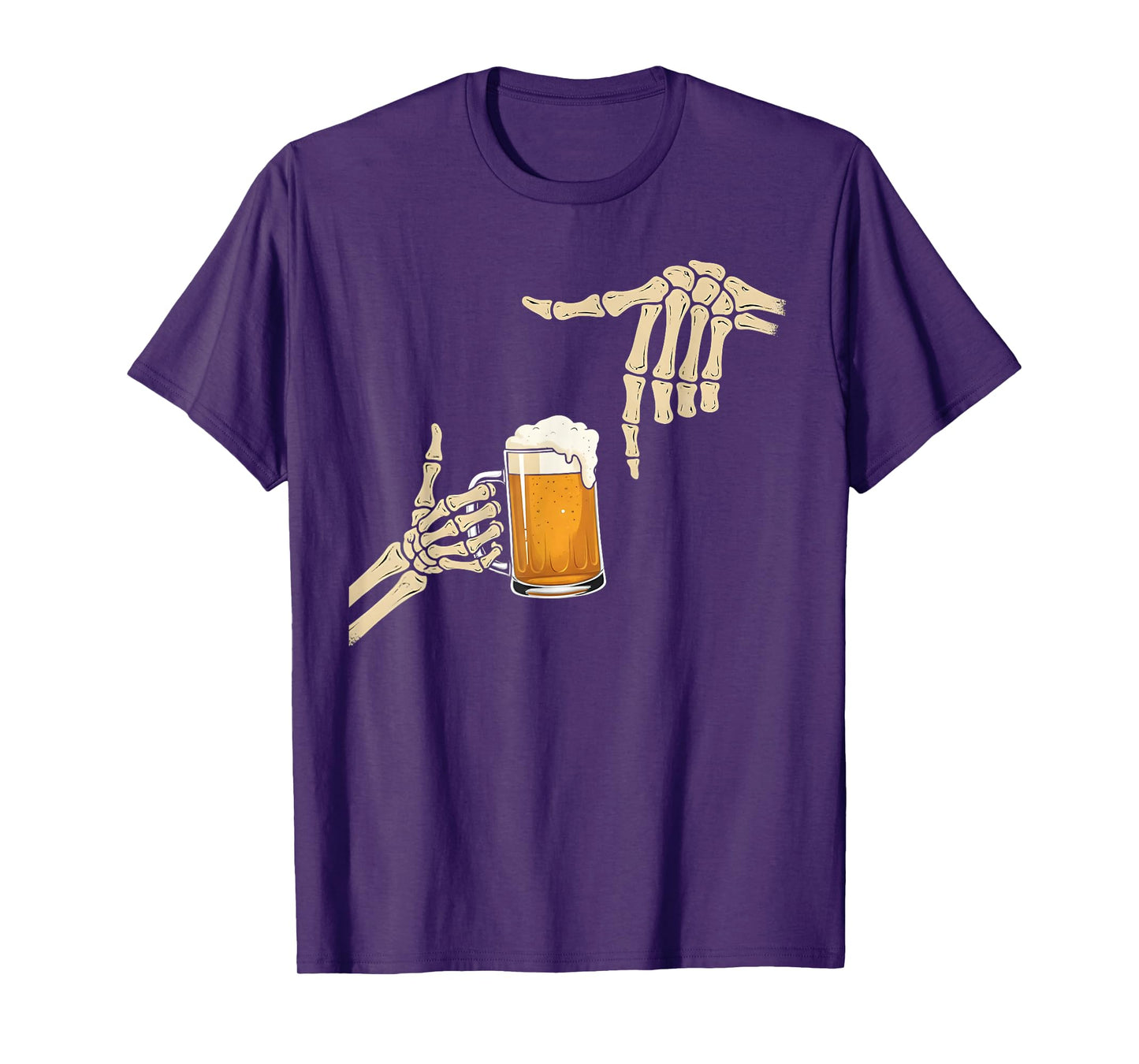 67 Six Seven Meme Novelty Skeleton Beer Halloween T-Shirt