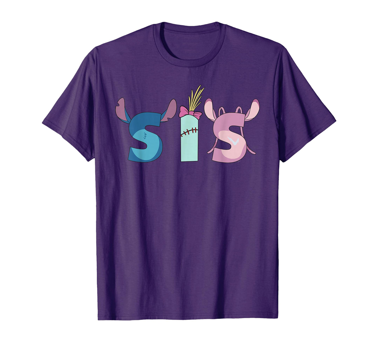 Disney Lilo & Stitch "Sis" Sister Birthday Gift Family Trip T-Shirt