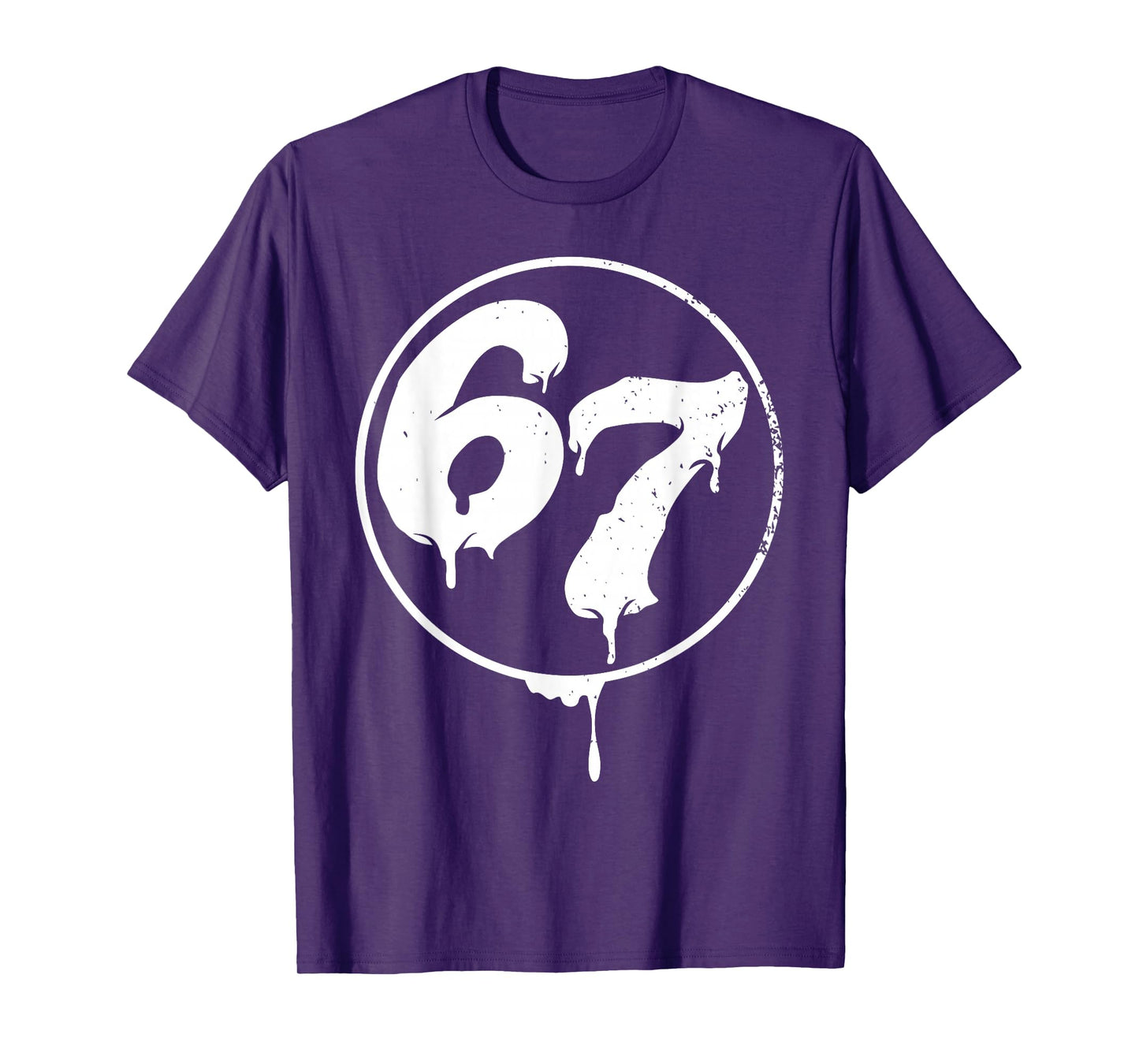 67 Meme Six Seven Urban Graffiti Trending Style T-Shirt