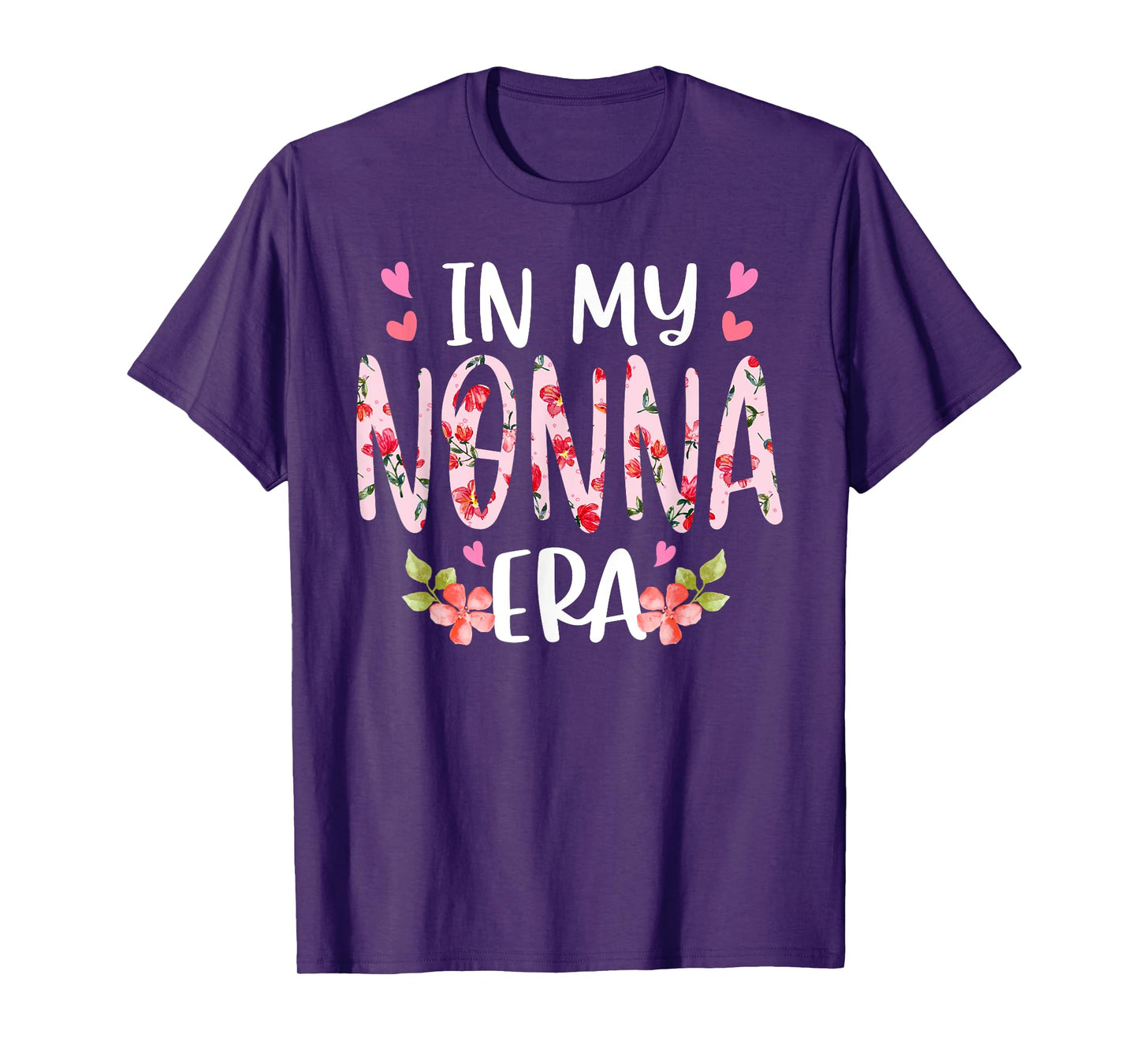 In My Nonna Era Floral Mother's Day Flower Girly Women T-Shirt
