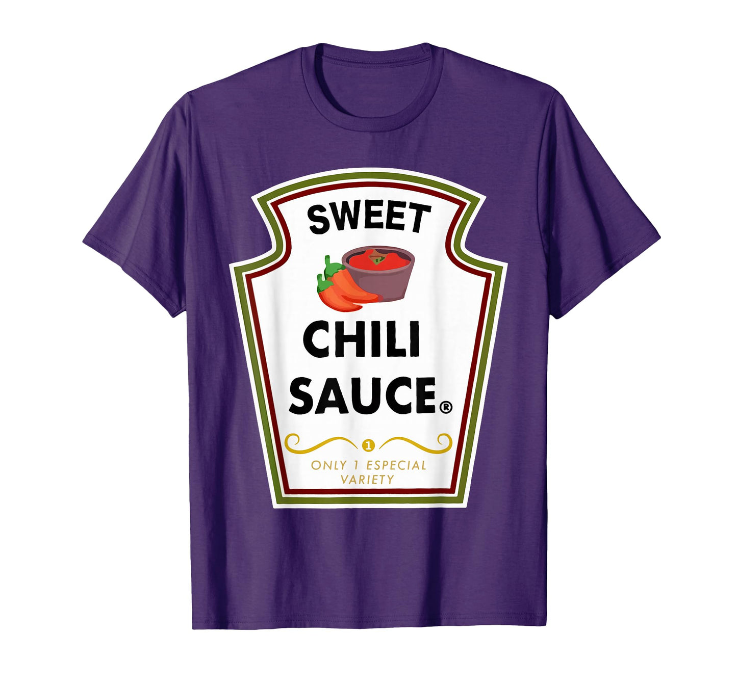 Funny Group Condiments Halloween Costume Sweet Chili Sauce T-Shirt