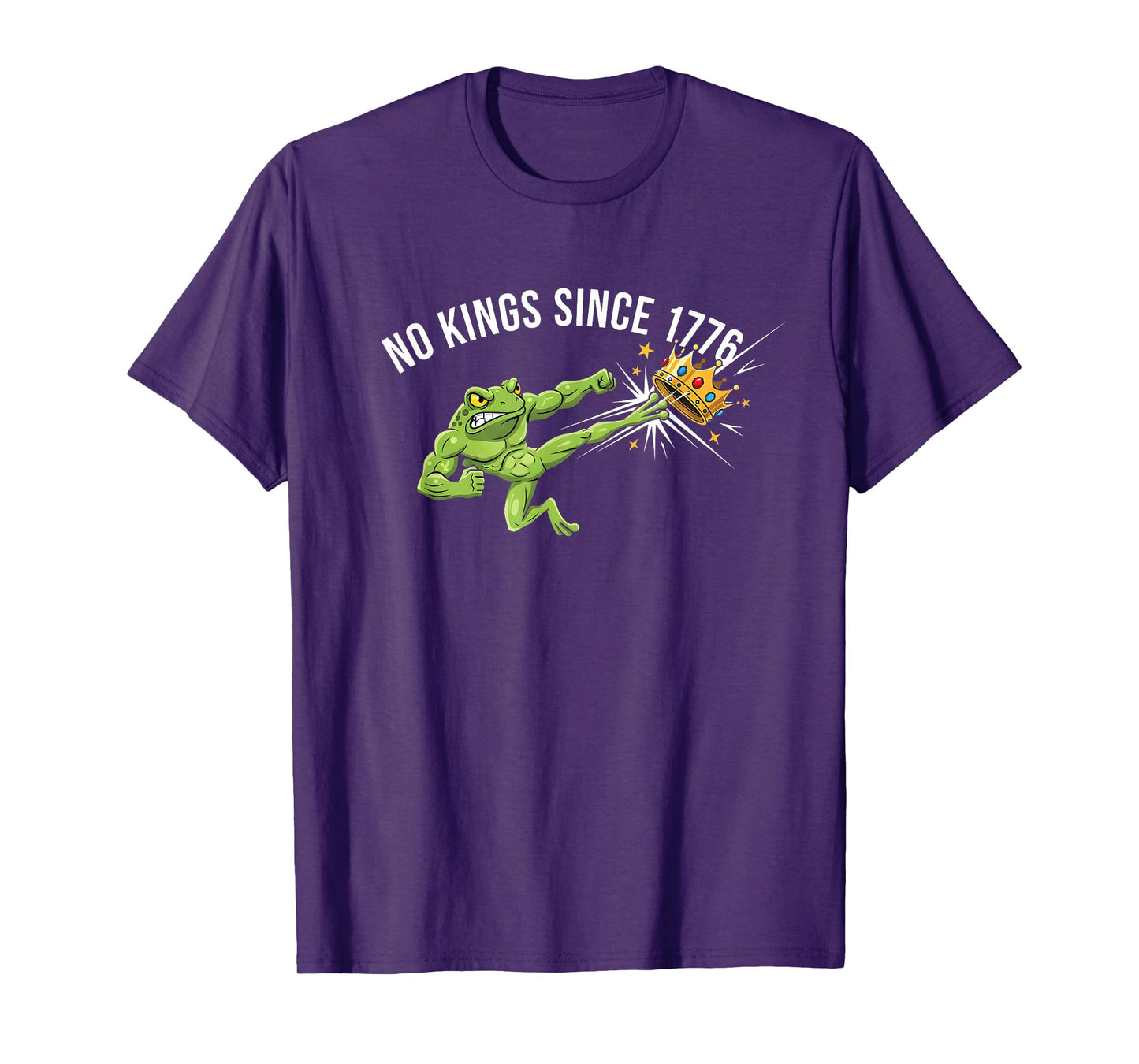 No Kings Since 1776 Frog Protest No Kings in America T-Shirt