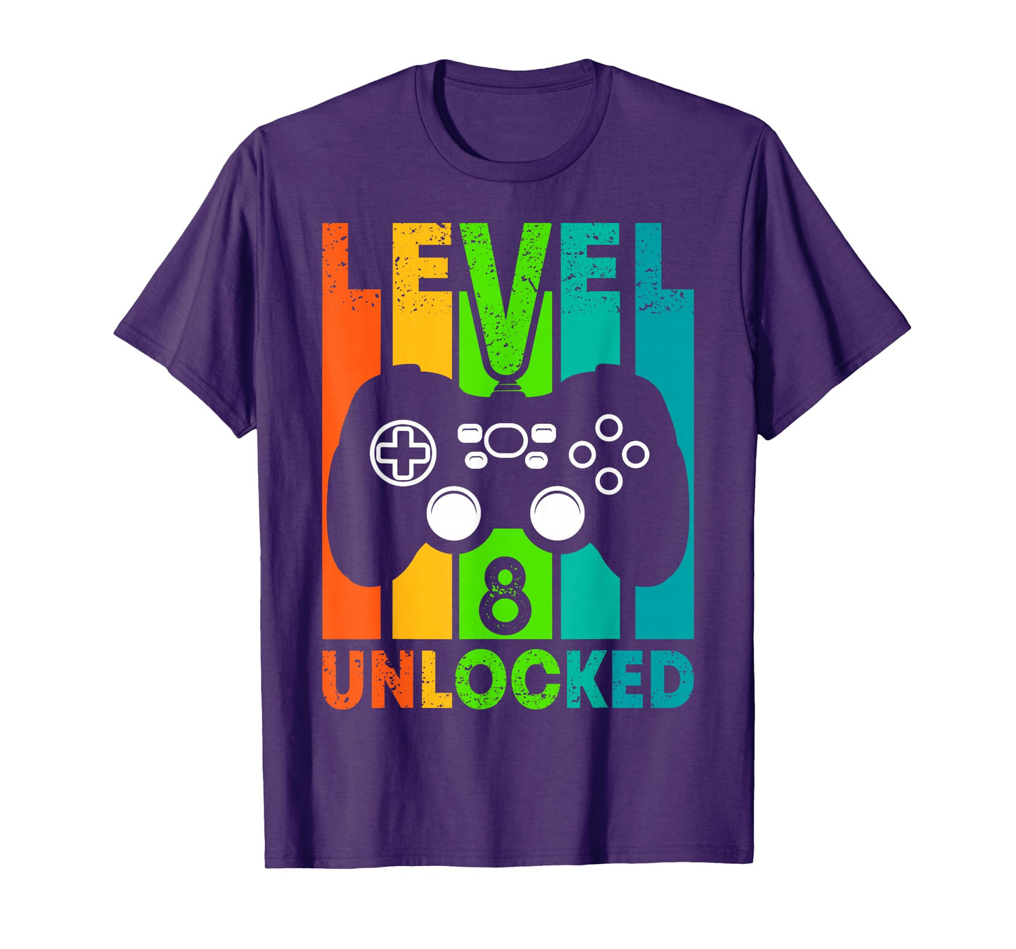 8th Birthday Gamer Boy or Gamer Girl - Level 8 Unlocked T-Shirt