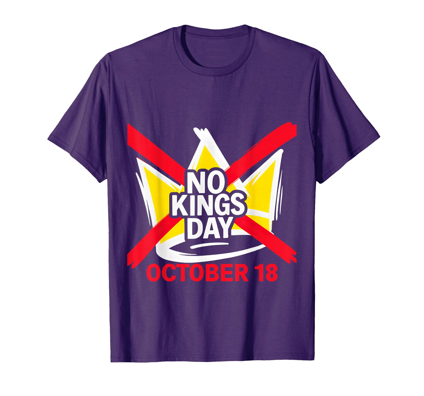 No Kings Day Patriotic No Kings 2025 T-Shirt