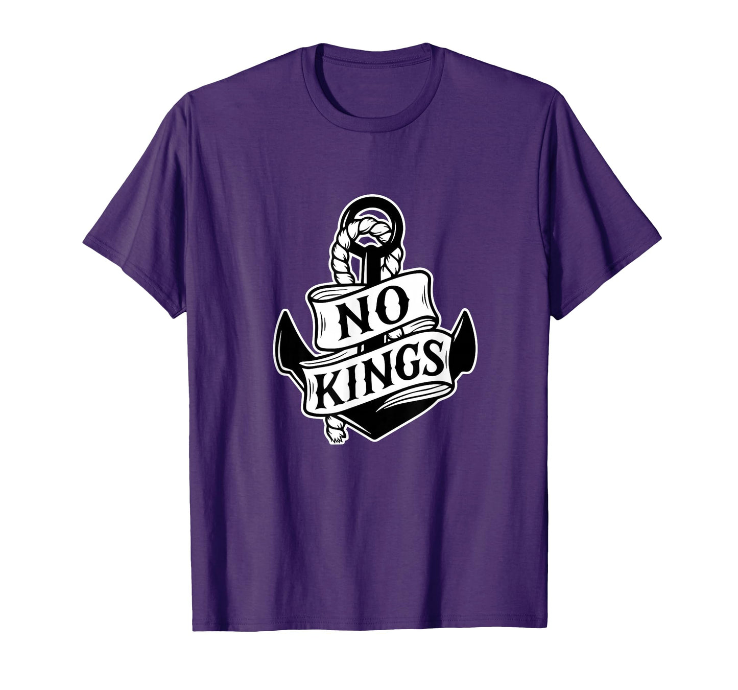 No Kings Tattoo Design Street Art Illustration T-Shirt