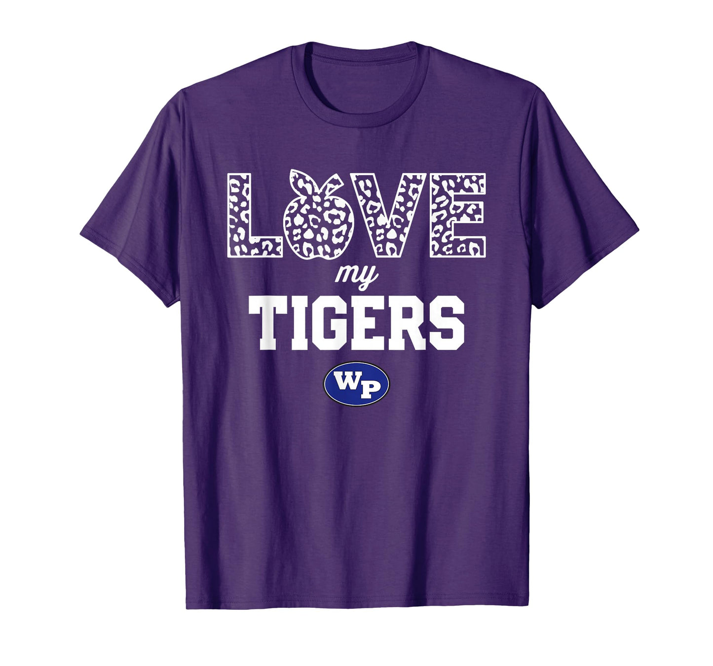 Wills Point Tigers Logo Love My Team HS T-Shirt