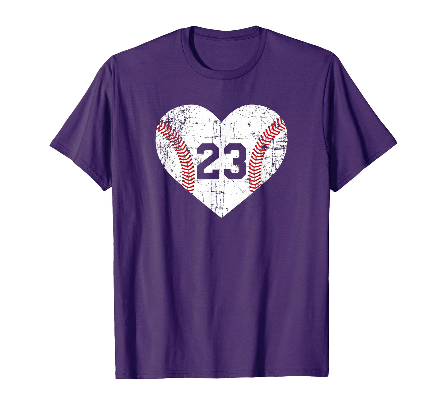 Vintage Baseball 23 Jersey Number T-Shirt