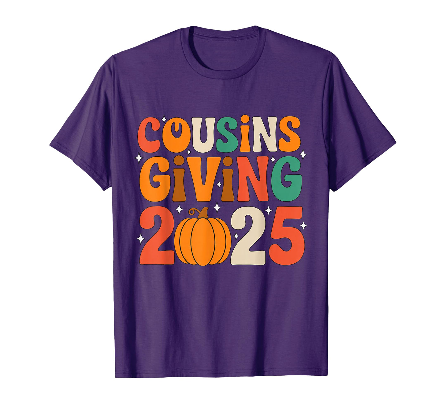 Cousins Giving 2025 Matching Thanksgiving Family Costume T-Shirt