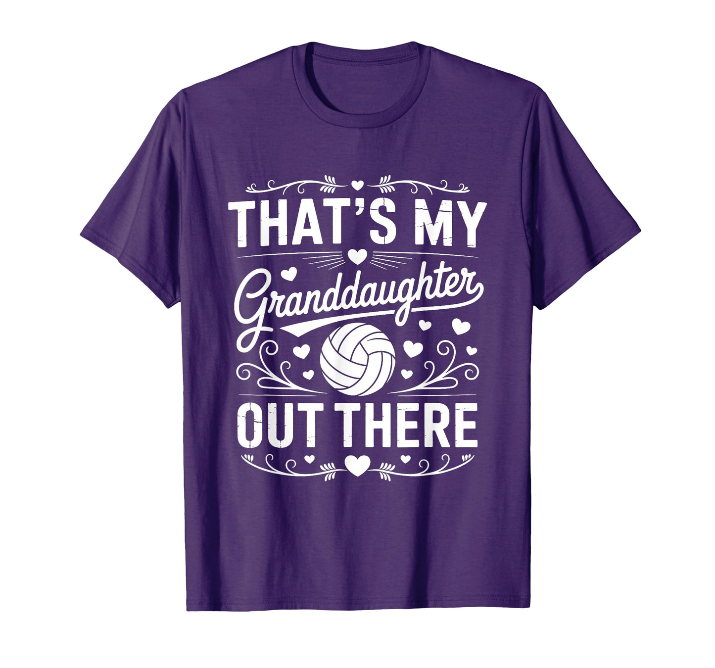 That's My Granddaughter Out There Volleyball for Grandma T-Shirt