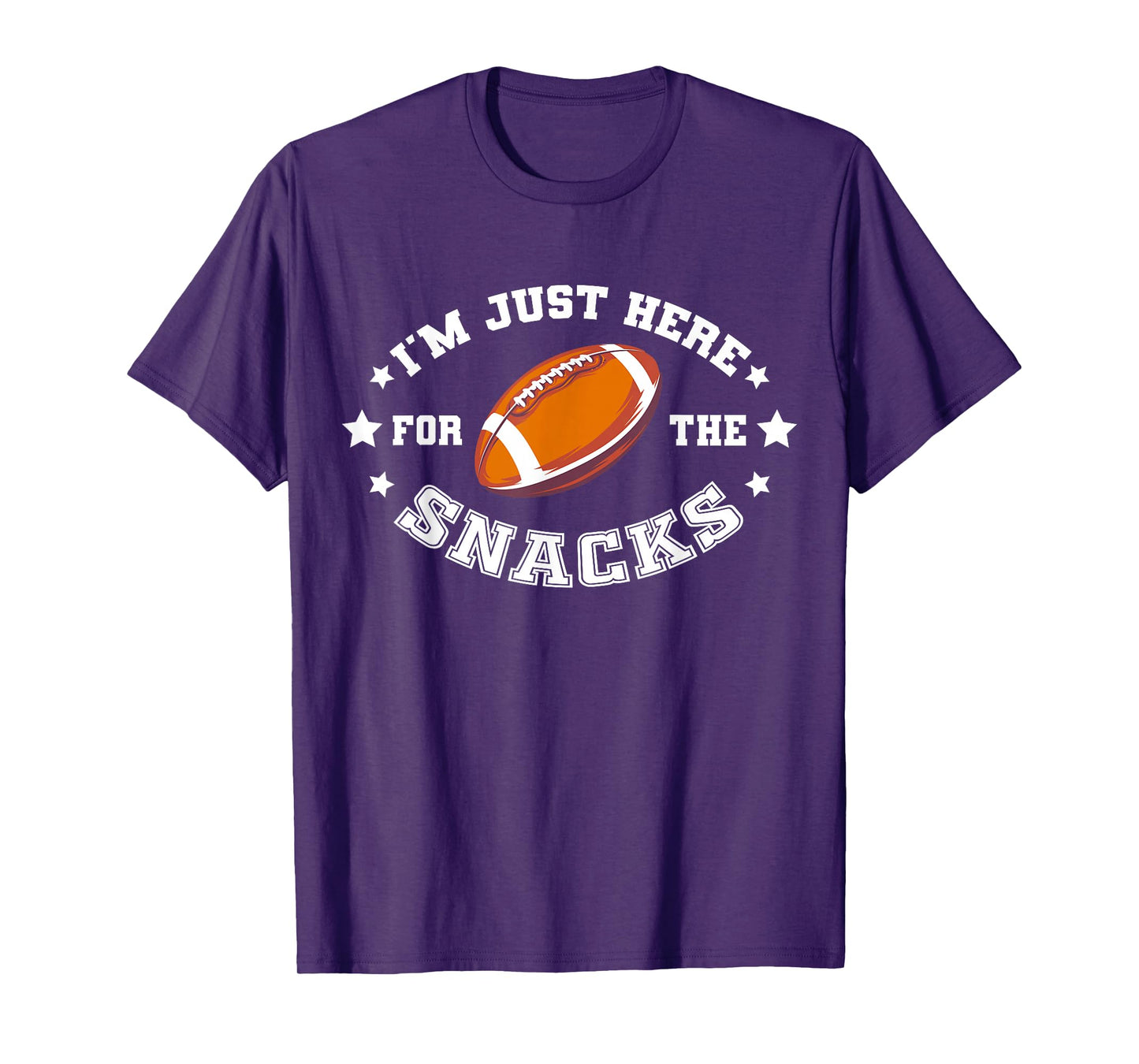 I'M JUST HERE FOR THE SNACKS | League Fantasy Football T-Shirt