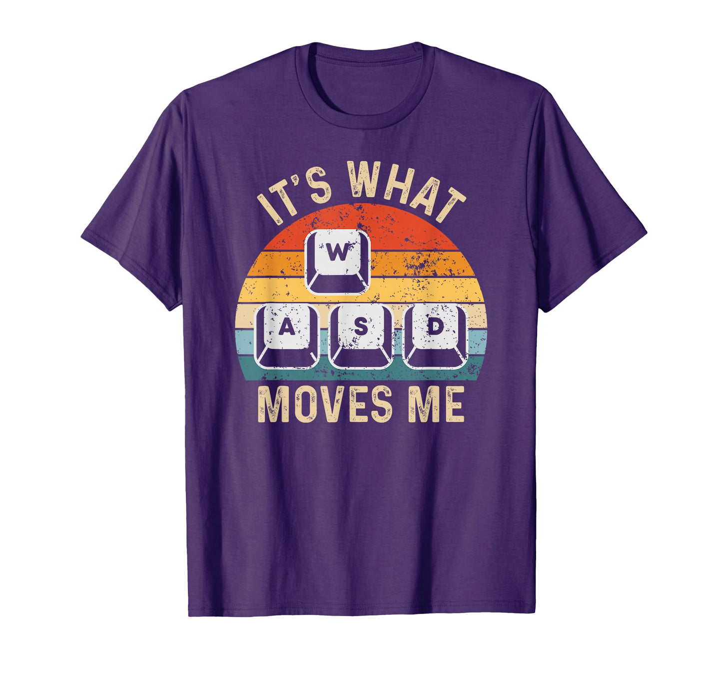 WASD It's What Moves Me Cool Pc Gamer Funny Computer Gaming T-Shirt
