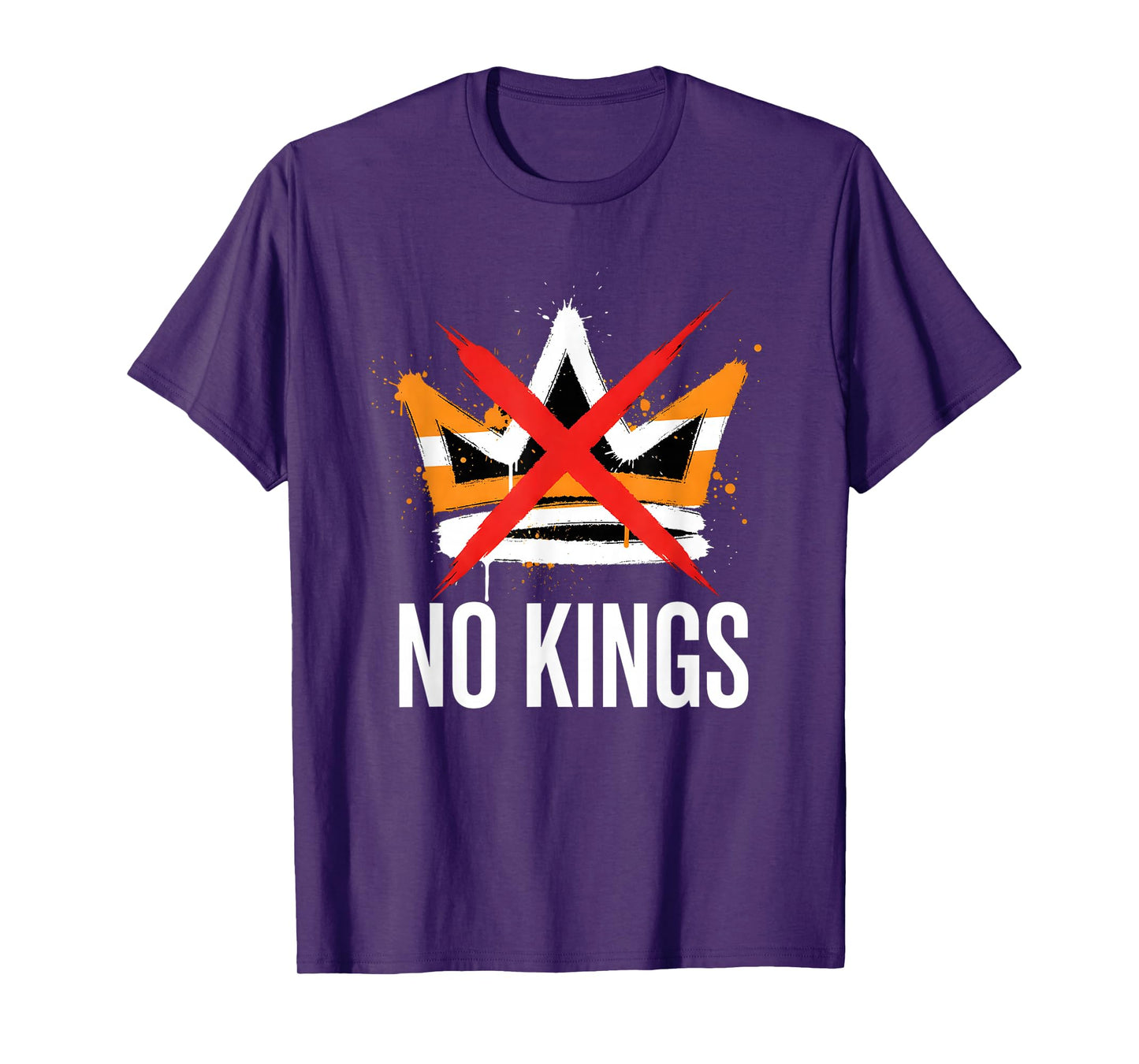 No Kings Protest Democracy No Kings in America Patriotic T-Shirt