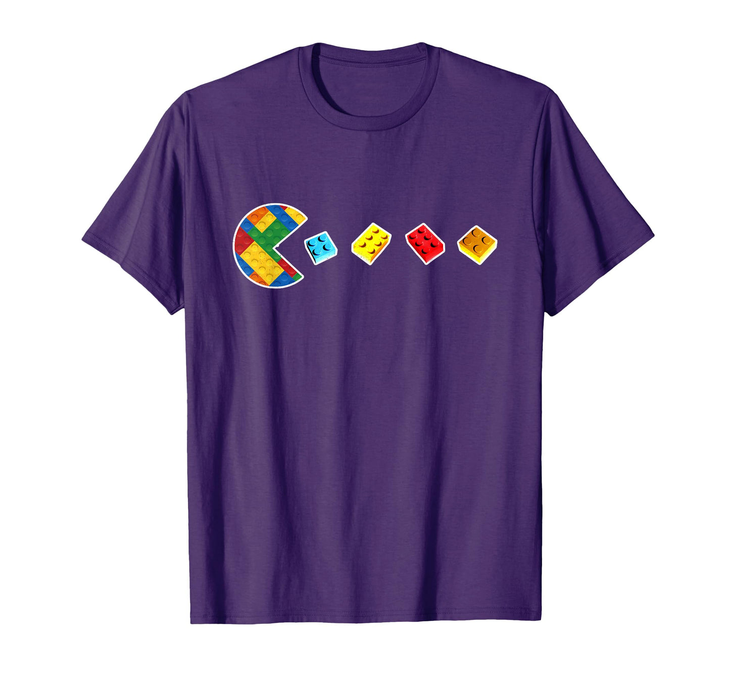 Funny Building Blocks Gamer Master Builder Brick Lover Kids T-Shirt