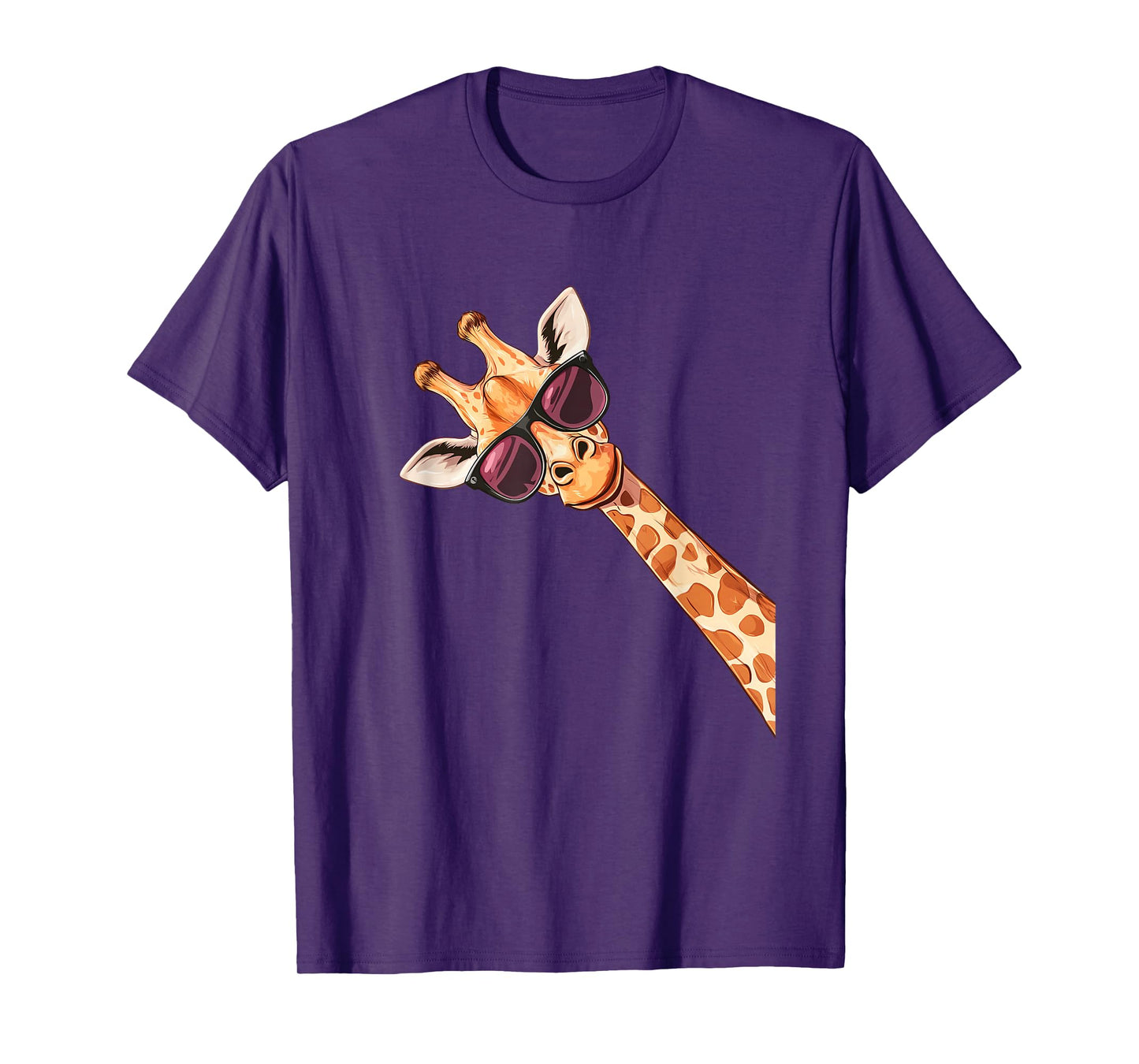 Funny Giraffe Sunglasses T-Shirt
