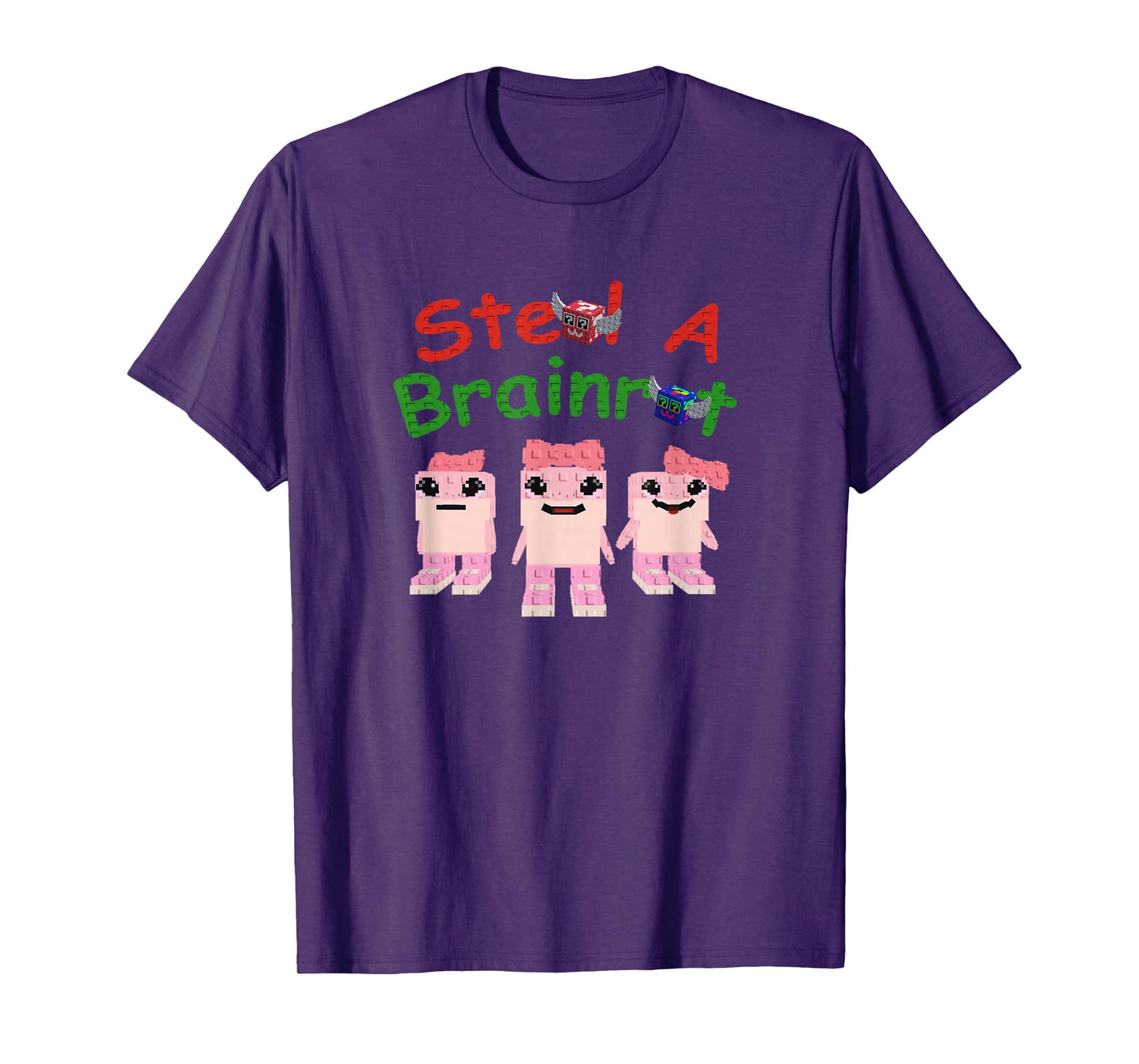 Steal A Brainrot Las Tralaleritas Gamer Design for Kids T-Shirt