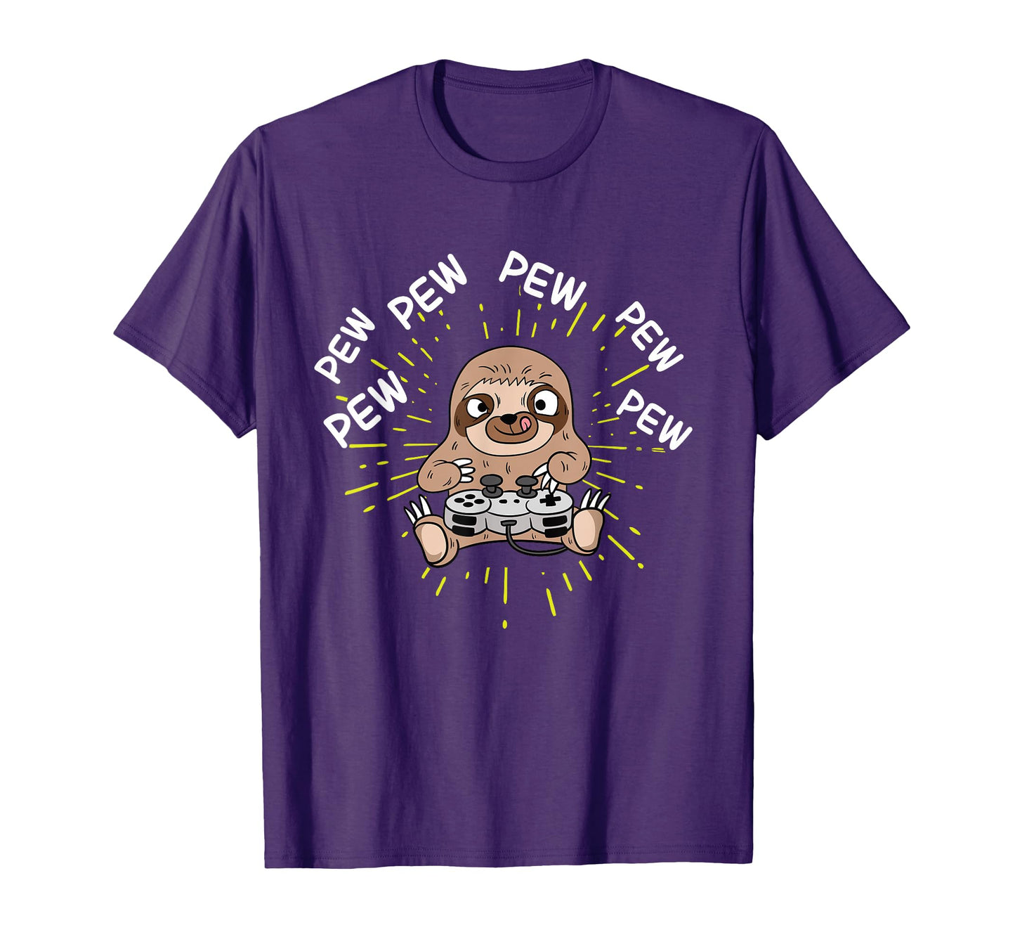 Pew Gamer Sloth Gaming T-Shirt