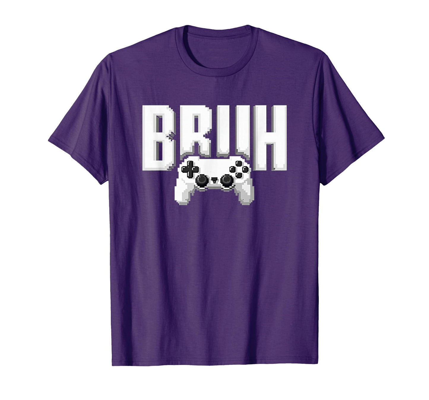 Video Gamer funny BRUH game controller for kids Men youth T-Shirt