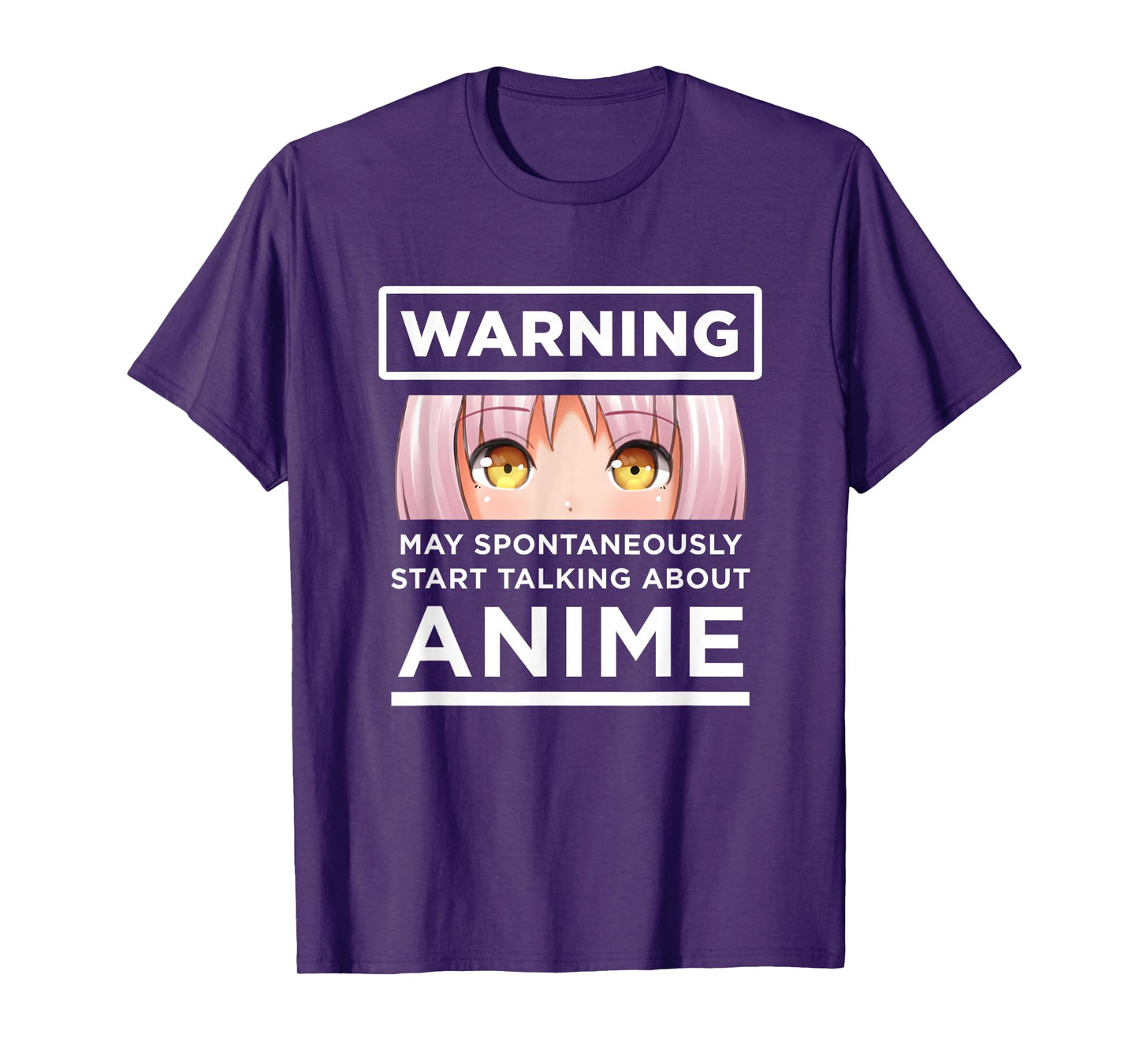 Warning May Spontaneously Start Talking About Anime T-Shirt