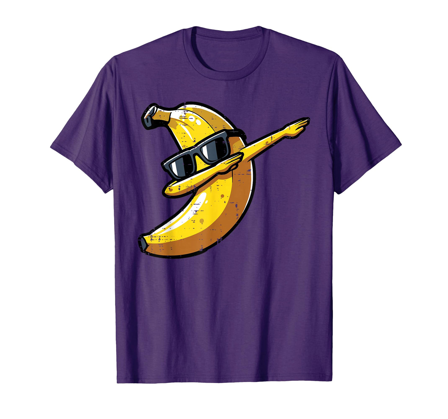 Banana Dab Sunglasses Cute Fruit Dance Boys Kids Men Women T-Shirt