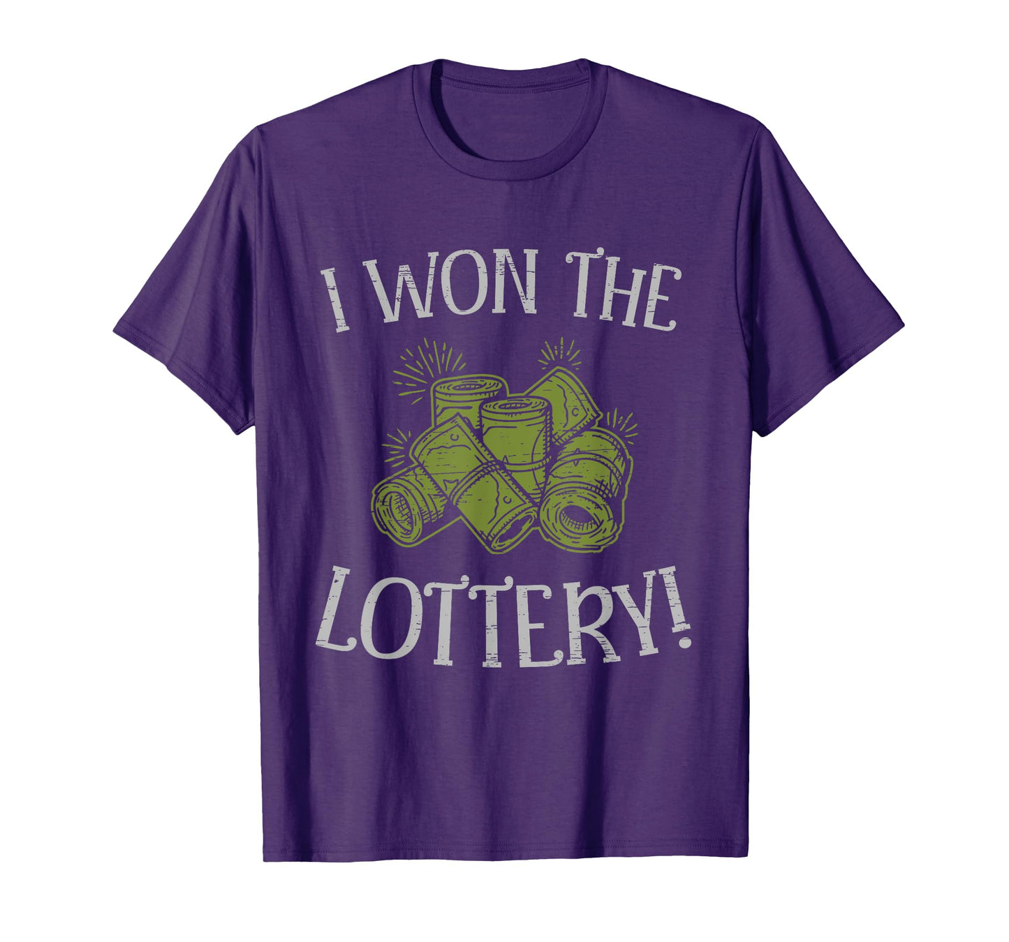 I Won The Lottery Game Winner Luck Lottery Scratcher T-Shirt