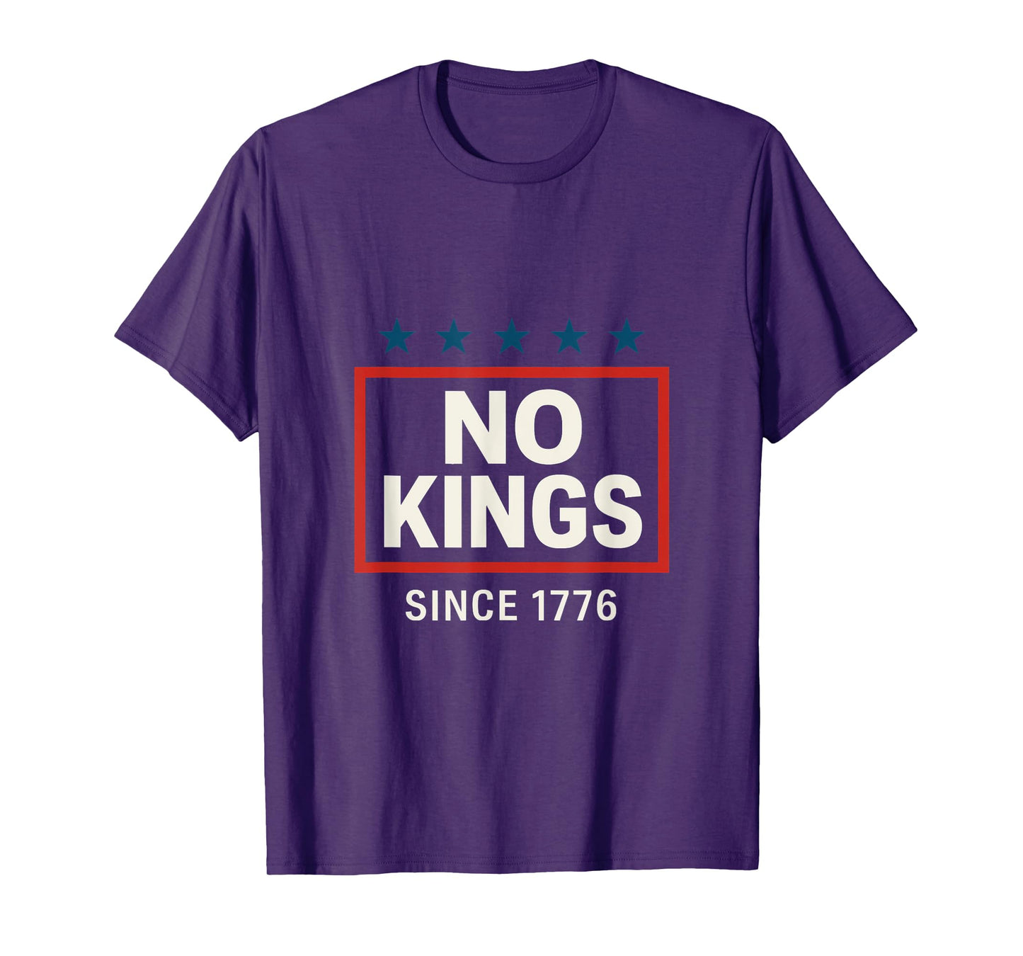 No Kings Since 1776 Simple T-Shirt