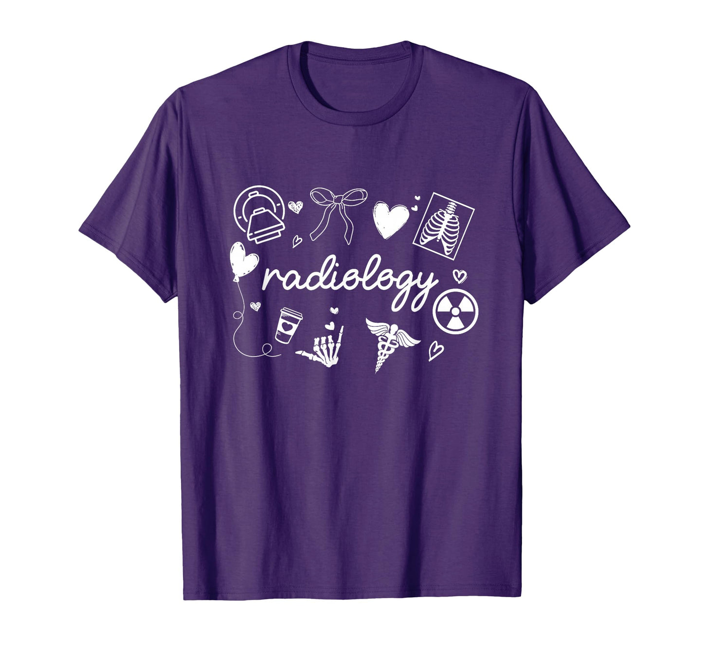 Radiology Coquette Bow X-ray Radiologic Technologist T-Shirt