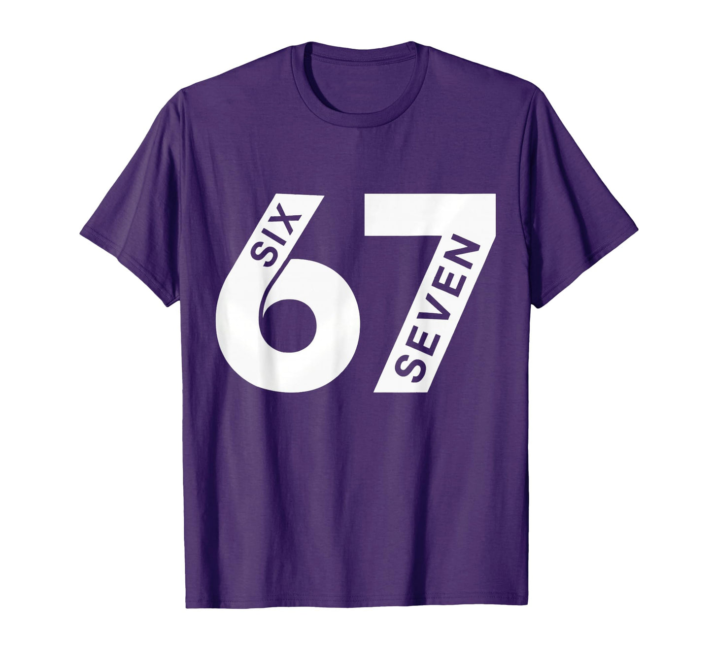 Cool Six Seven Number Gen Alpha Slang 6 7 Trending Meme T-Shirt