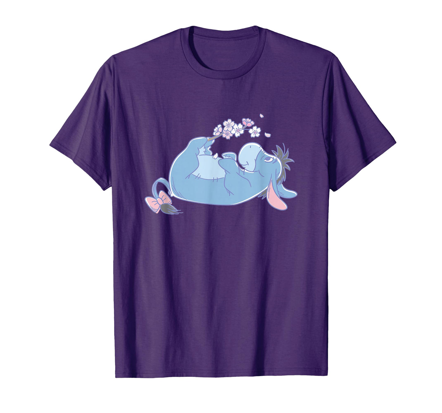 Disney Winnie the Pooh Spring Eeyore With Flowers Retro T-Shirt