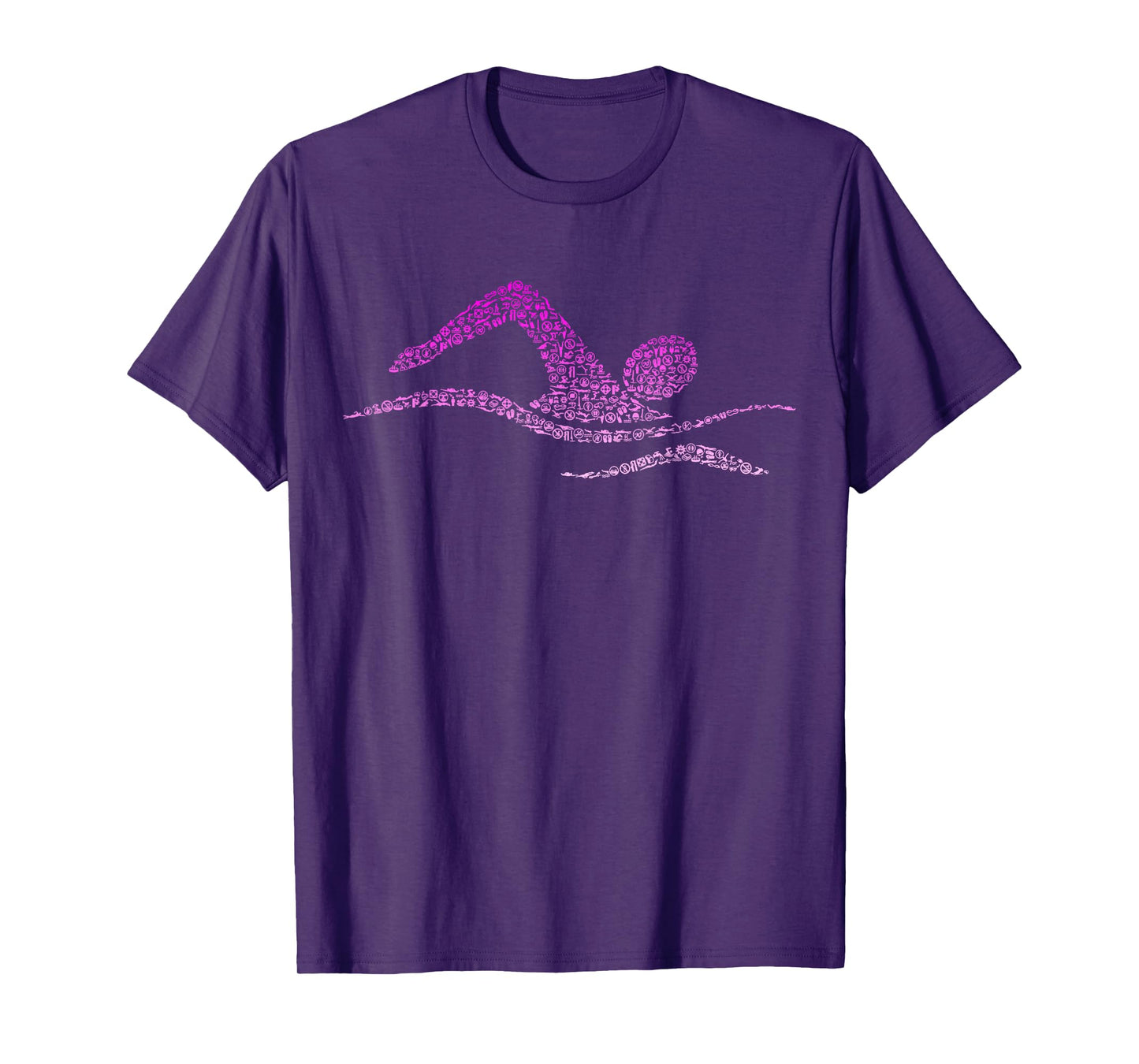 Silhouette Icon Swimmer Shirt | Girls Swimming T-Shirt