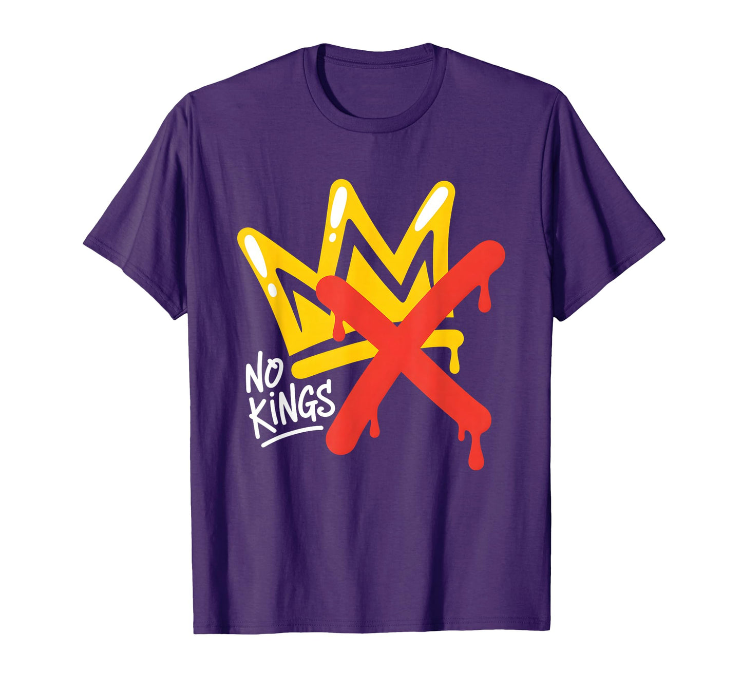 No Kings Protest Democracy No Kings in America Patriotic T-Shirt