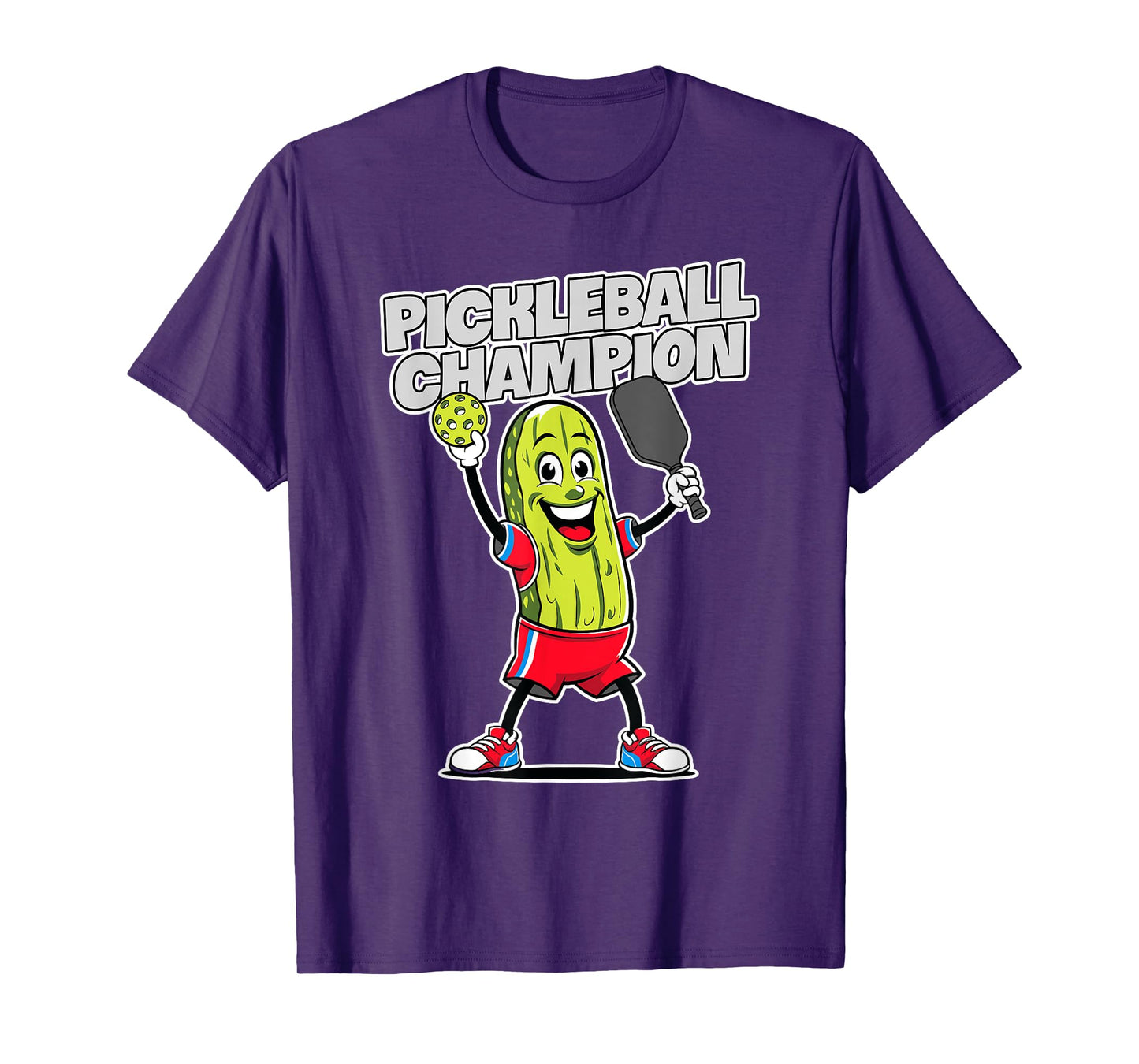 Pickleball Champion Funny Sport Racket Tournament Pickleball T-Shirt
