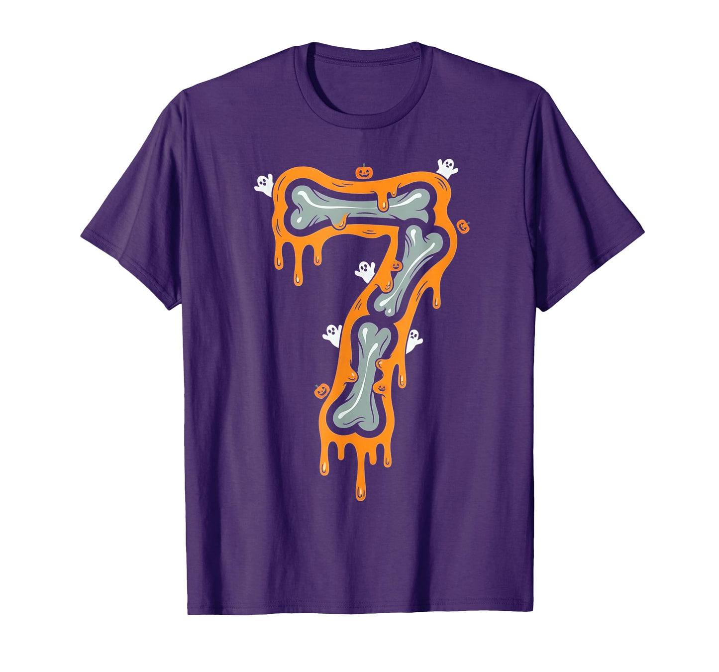 Six Seven Meme 6 7 Skeleton Halloween Costume Couple T-Shirt