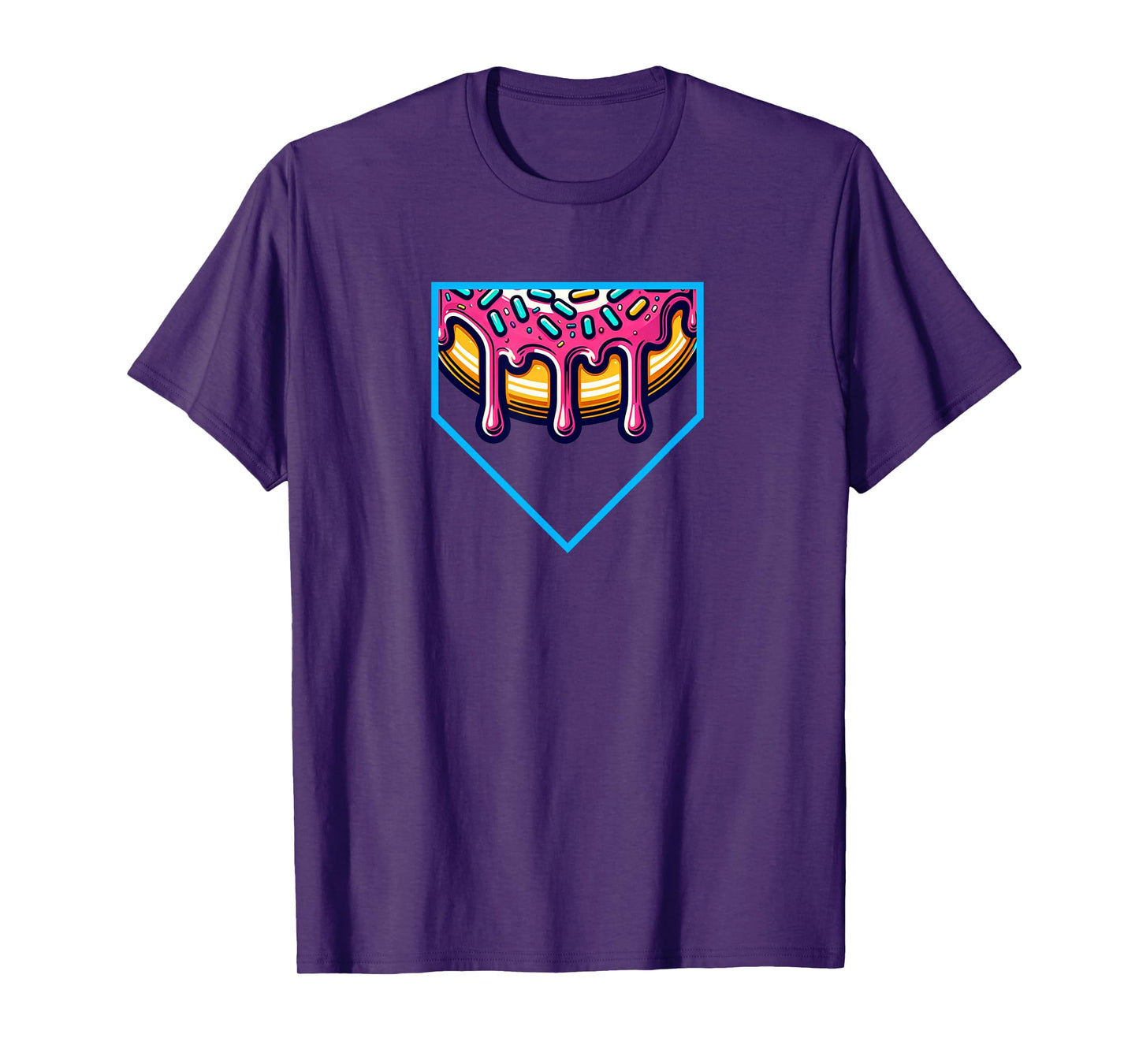 Home Plate Drip - Softball & Baseball T-Shirt