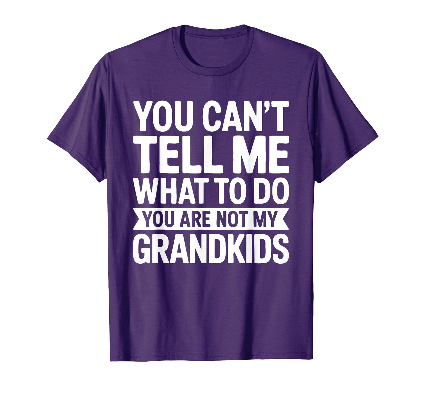 You Can't Tell Me What To Do You Are Not My GrandKids Shirt T-Shirt