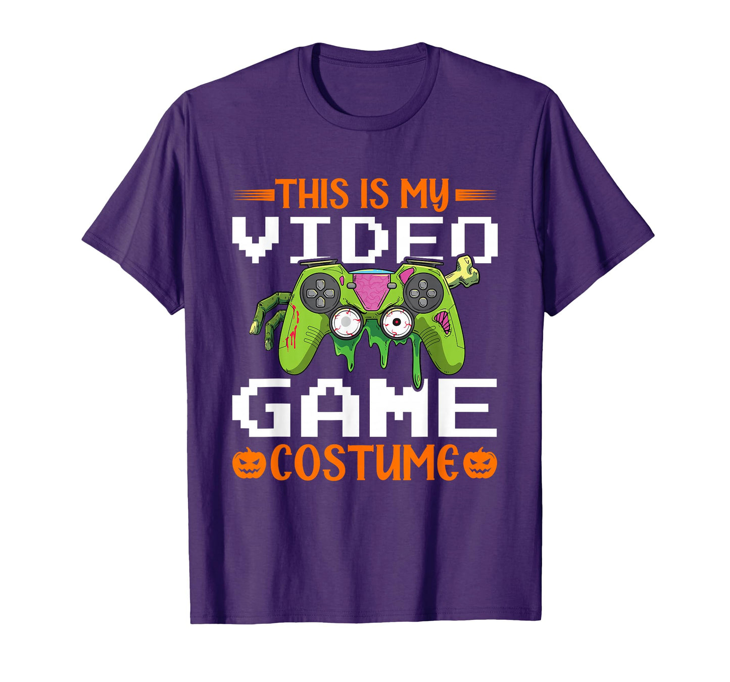 This Is My Video Game Costume, Halloween Gaming Zombie T-Shirt